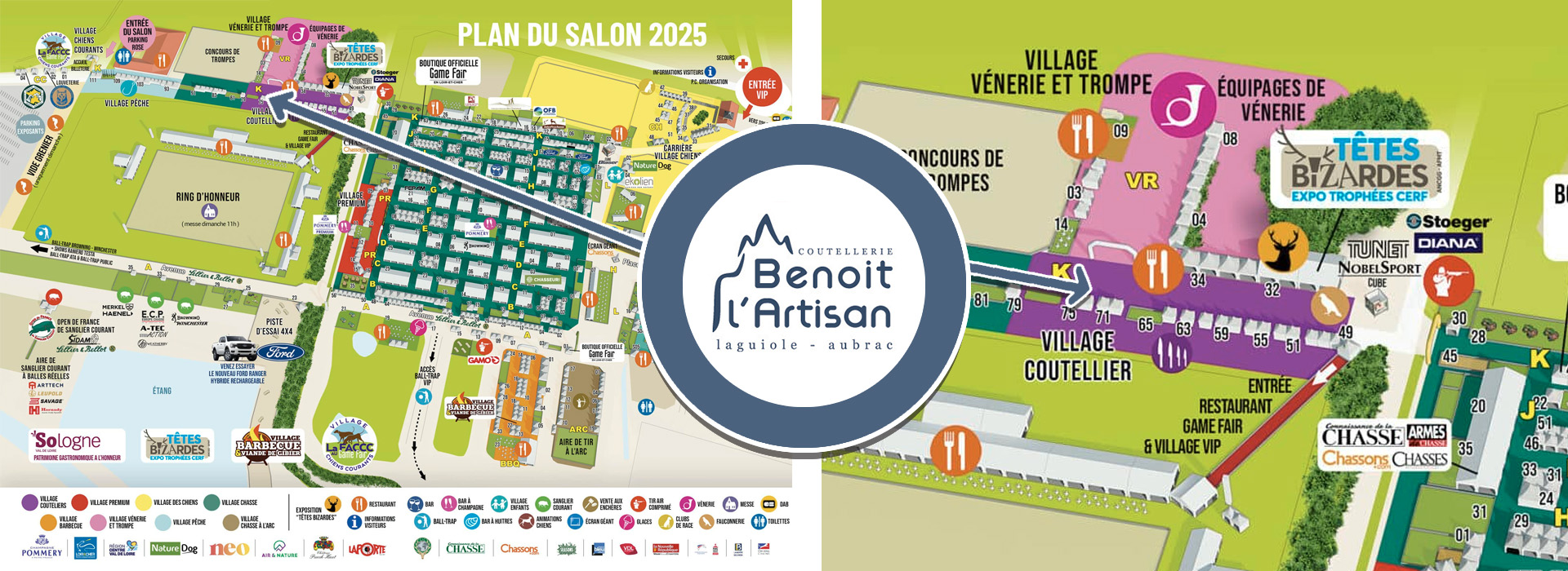 PLAN DU STAND GAME FAIR 2025